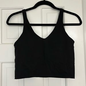 Black Lululemon Align Crop Tank